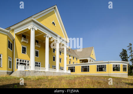 Fotos von der Lake Yellowstone Hotel. Yellowstone Nationalpark, WY. Stockfoto