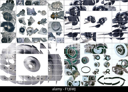 Auto Shop Auto Aftermarket Ersatzteilshop Stockfoto