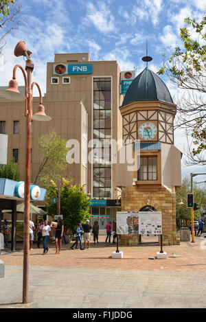 Uhrturm am Unabhängigkeit Avenue, Windhoek (Windhuk), Khomas Region, Republik Namibia Stockfoto
