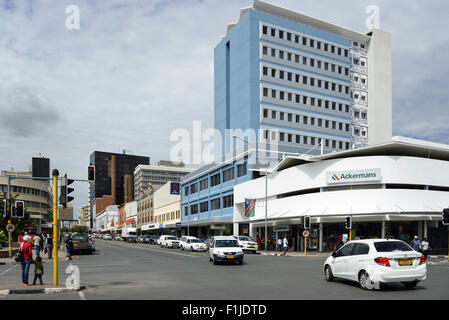 Unabhängigkeit Avenue, Windhoek (Windhuk), Khomas Region Republik Namibia Stockfoto