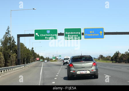 Eastlink Freeway Melbourne Victoria Australien Stockfoto
