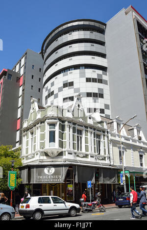 Alte und moderne Architektur, Long Street, Kapstadt, Westkap, Südafrika Stockfoto