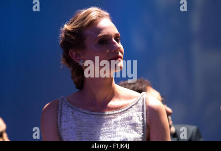 Schauspielerin Diane Kruger besucht die Premiere des Everest während der Eröffnung der 72. Filmfestival von Venedig im Palazzo del Cinema in Venedig, am 2. September 2015. Foto: Hubert Boesl /dpa - NO-Draht-Dienst- Stockfoto