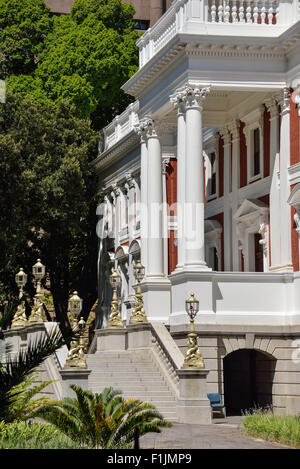 Häuser von Parlament, Regierung Avenue, Cape Town, Western Cape Province, Südafrika Stockfoto