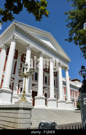 Häuser von Parlament, Regierung Avenue, Cape Town, Western Cape Province, Südafrika Stockfoto