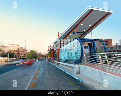 Bus Rapid Transit (BRT)-System, Johannesburg Stockfoto