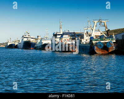 Meer-Ernte-Fischereifahrzeuge. Stockfoto