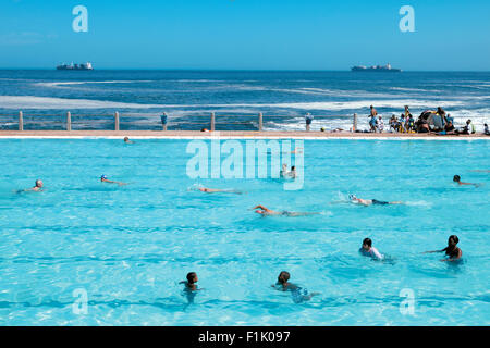 Schwimmbad auf der Promenade, Sea Point Stockfoto