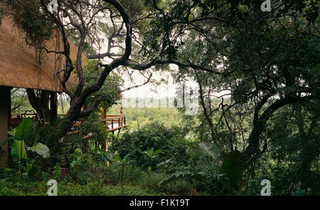 Lodge in Londolozi Private Game Reserve, Sabi Sand Game Reserve, Provinz Mpumalanga, Südafrika Stockfoto