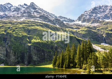 Ansichten rund um den Hintersee, in der Nähe von Zell am See, Österreich Stockfoto