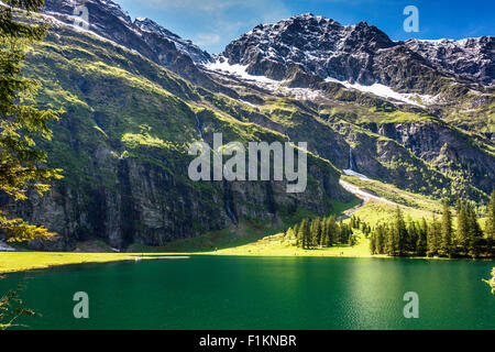 Ansichten rund um den Hintersee, in der Nähe von Zell am See, Österreich Stockfoto