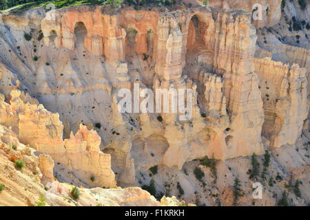 Blick auf den Windows-Abschnitt von Bryce Point im Bryce-Canyon-Nationalpark im Südwesten Utah Stockfoto