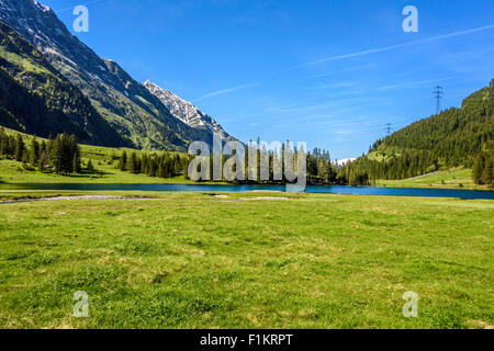 Ansichten rund um den Hintersee, in der Nähe von Zell am See, Österreich Stockfoto