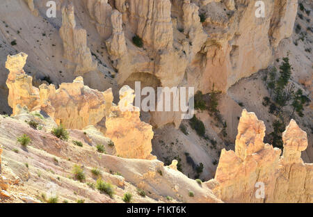 Blick auf den Windows-Abschnitt von Bryce Point im Bryce-Canyon-Nationalpark im Südwesten Utah Stockfoto