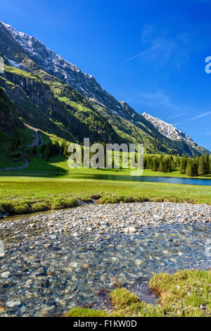 Ansichten rund um den Hintersee, in der Nähe von Zell am See, Österreich Stockfoto