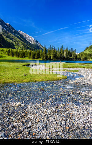 Ansichten rund um den Hintersee, in der Nähe von Zell am See, Österreich Stockfoto