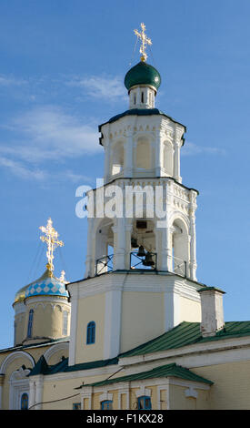 St Nicholas Kazan Russisch-orthodoxe Kathedrale Zwiebelturm Kreuz Stockfoto
