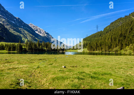 Ansichten rund um den Hintersee, in der Nähe von Zell am See, Österreich Stockfoto