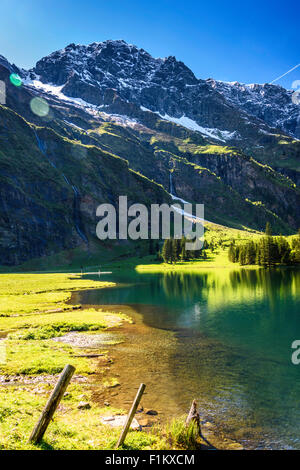 Ansichten rund um den Hintersee, in der Nähe von Zell am See, Österreich Stockfoto