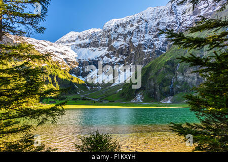 Ansichten rund um den Hintersee, in der Nähe von Zell am See, Österreich Stockfoto