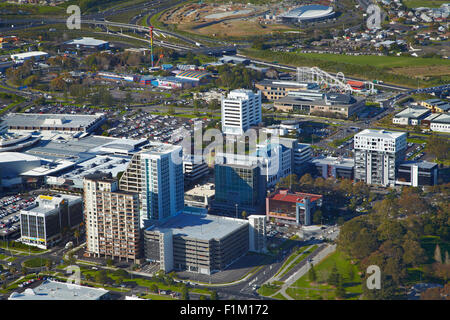 Manukau City Centre, Auckland, Nordinsel, Neuseeland - Antenne Stockfoto