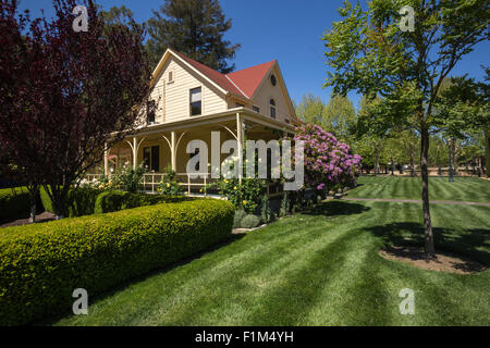 Die Chilies Haus Chiles, Inglenook Winery, Rutherford, Napa Valley, Napa, Kalifornien, Vereinigte Staaten, Nordamerika Stockfoto