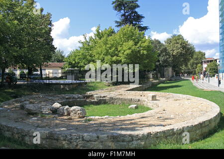 Festung von Justinian (aka Tirana Schloss), Rruga Murat Toptani, Tirana, Albanien, Balkan, Europa Stockfoto