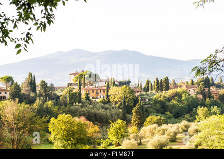 Foto von Florenz Landschaft mit ein schönes Licht. Stockfoto