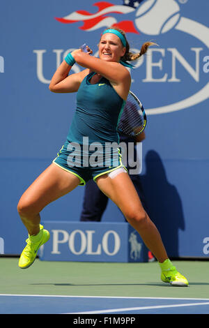 New York City, NY, USA. 03rd Sep 2015. USA US Open spielte Billie Jean King Tennis Center, Flushing Meadow NY. Victoria Azarenka (BLR) Credit: Aktion Plus Sport/Alamy Live-Nachrichten Stockfoto