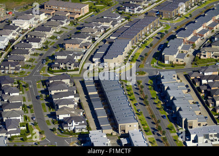 Stonefields Wohnsiedlung, Mount Wellington, Auckland, Nordinsel, Neuseeland - Antenne Stockfoto