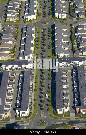 Bluegrey Avenue, Stonefields Wohnsiedlung, Mount Wellington, Auckland, Nordinsel, Neuseeland - Antenne Stockfoto