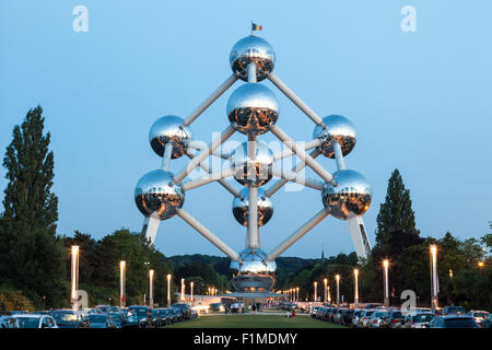 Das Atomium in Brüssel, Belgien Stockfoto