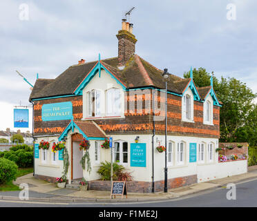 Die Steam Packet Inn renoviert () in Littlehampton, West Sussex, England, UK. Stockfoto