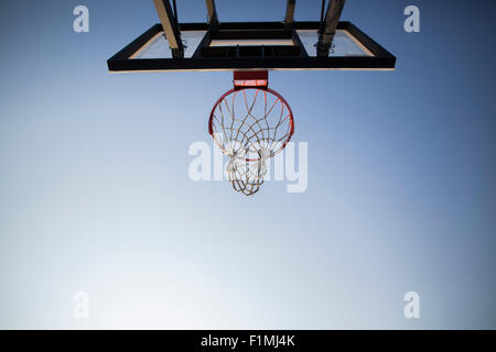 Berlin, Deutschland. 04. Sep, 2015. Ein Basketball-Korb ist in Berlin, Deutschland, 4. September 2015 gesehen. Die FIBA EuroBasket 2015 beginnt am 5. September 2015. Foto: Lukas Schulze/Dpa/Alamy Live News Stockfoto