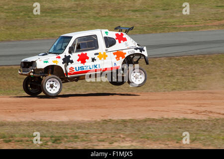 Brisbane, Australien. 4. September 2015. Tag1 von der ersten Runde der neuen Sidchrome Extreme Rallycross Championship Series findet am Lakeside Park, Brisbane, die Hauptstadt von Queensland, Australien, im 4. und 5. September 2015 Credit: John Quixley/Alamy Live News Stockfoto