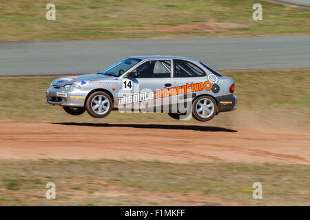 Brisbane, Australien. 4. September 2015. Tag1 von der ersten Runde der neuen Sidchrome Extreme Rallycross Championship Series findet am Lakeside Park, Brisbane, die Hauptstadt von Queensland, Australien, im 4. und 5. September 2015 Credit: John Quixley/Alamy Live News Stockfoto