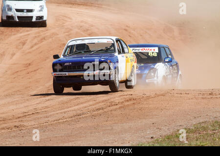 Brisbane, Australien. 4. September 2015. Tag1 von der ersten Runde der neuen Sidchrome Extreme Rallycross Championship Series findet am Lakeside Park, Brisbane, die Hauptstadt von Queensland, Australien, im 4. und 5. September 2015 Credit: John Quixley/Alamy Live News Stockfoto