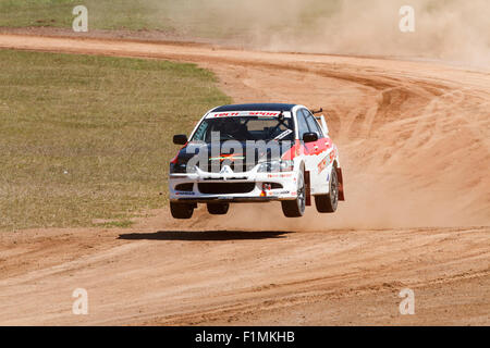 Brisbane, Australien. 4. September 2015. Tag1 von der ersten Runde der neuen Sidchrome Extreme Rallycross Championship Series findet am Lakeside Park, Brisbane, die Hauptstadt von Queensland, Australien, im 4. und 5. September 2015 Credit: John Quixley/Alamy Live News Stockfoto