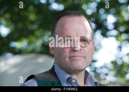 Andy Wightman, Schriftsteller und Forscher an das Edinburgh International Book Festival 2015. Edinburgh, Schottland. Stockfoto