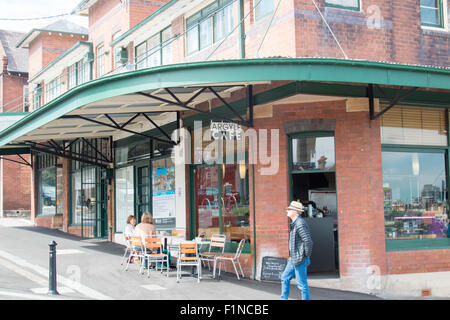 Argyle street Café Coffee-Shop in den historischen Rocks von Sydney, new South Wales, Australien Stockfoto