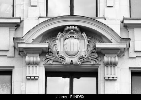 Details an Gebäuden in der Regent Street, London, England. Stockfoto