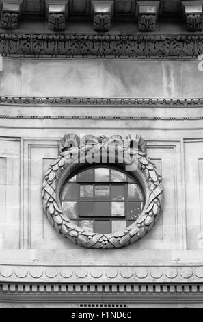 Details an Gebäuden in der Regent Street, London, England. Stockfoto