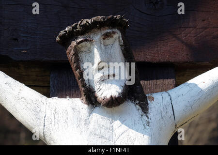 Kreuzigung. Jesus am Kreuz Stockfoto