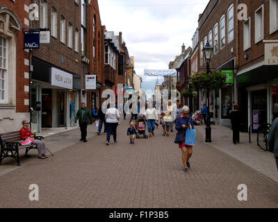 Stadtzentrum von Dorchester, Dorset, Großbritannien Stockfoto