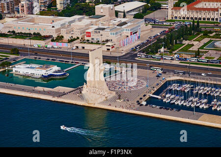 Portugal, Lissabon, Belem, Padrão Dos Descobrimentos (Denkmal der Entdeckungen Stockfoto