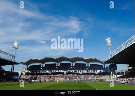 Stade Gerland - 22.08.2015 - Lyon/Rennes - 3eme Journee de Ligue 1. Foto: Jean Paul Thomas/Icon Sport Stockfoto