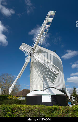 Oldland Windmühle in der Nähe von Keymer, West Sussex, UK Stockfoto