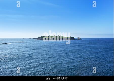 Leuchtturm Leuchtturm Insel - Tatoosh Island - Cape Flattery. Cape Flattery Leuchtturm wurde im Jahre 1854 errichtet. Washington State, USA Stockfoto