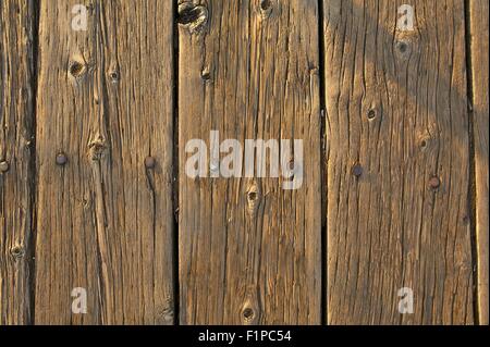 Holzbohlen Fotohintergrund. Alten Holzboden. Hintergrund-Foto-Sammlung. Stockfoto