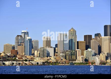 Seattle, WA, USA - Downtown Seattle / Waterfront. US-Bundesstaat Washington Fotosammlung. Stockfoto